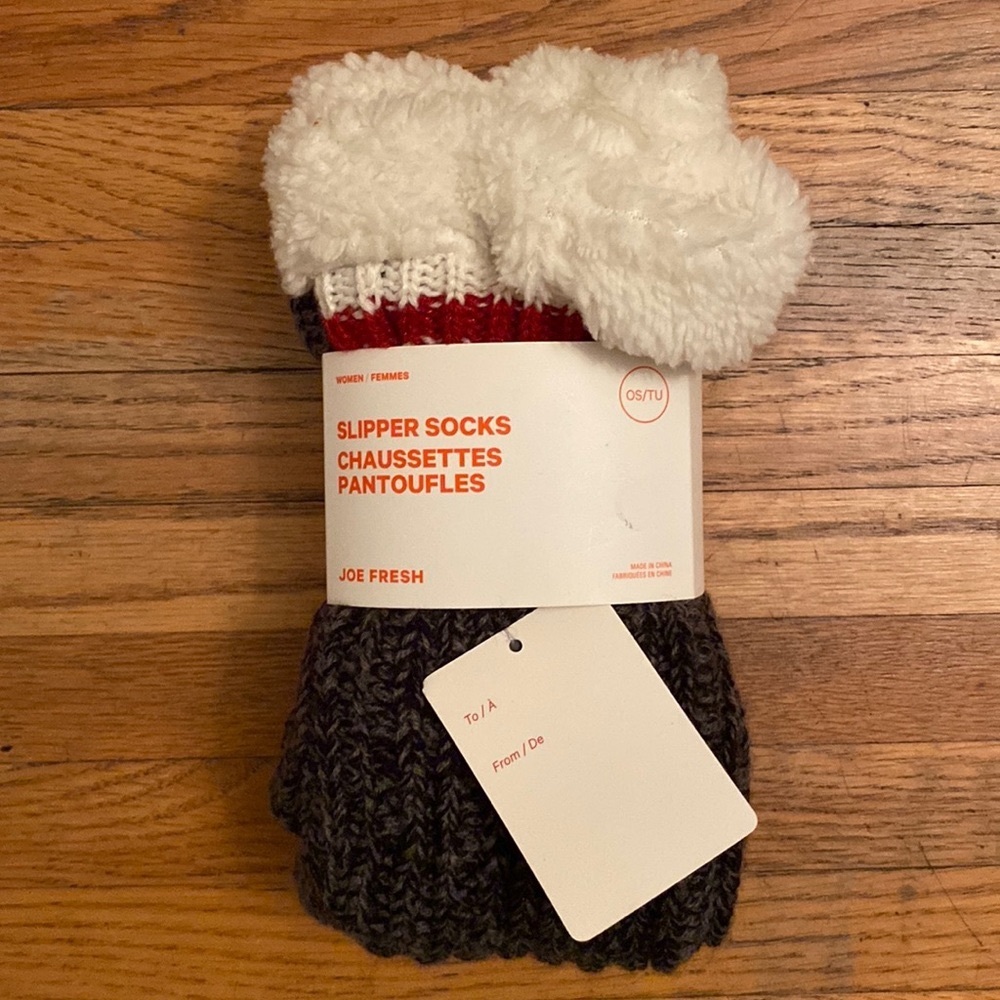 NWT Joe Fresh Slipper Socks One Size